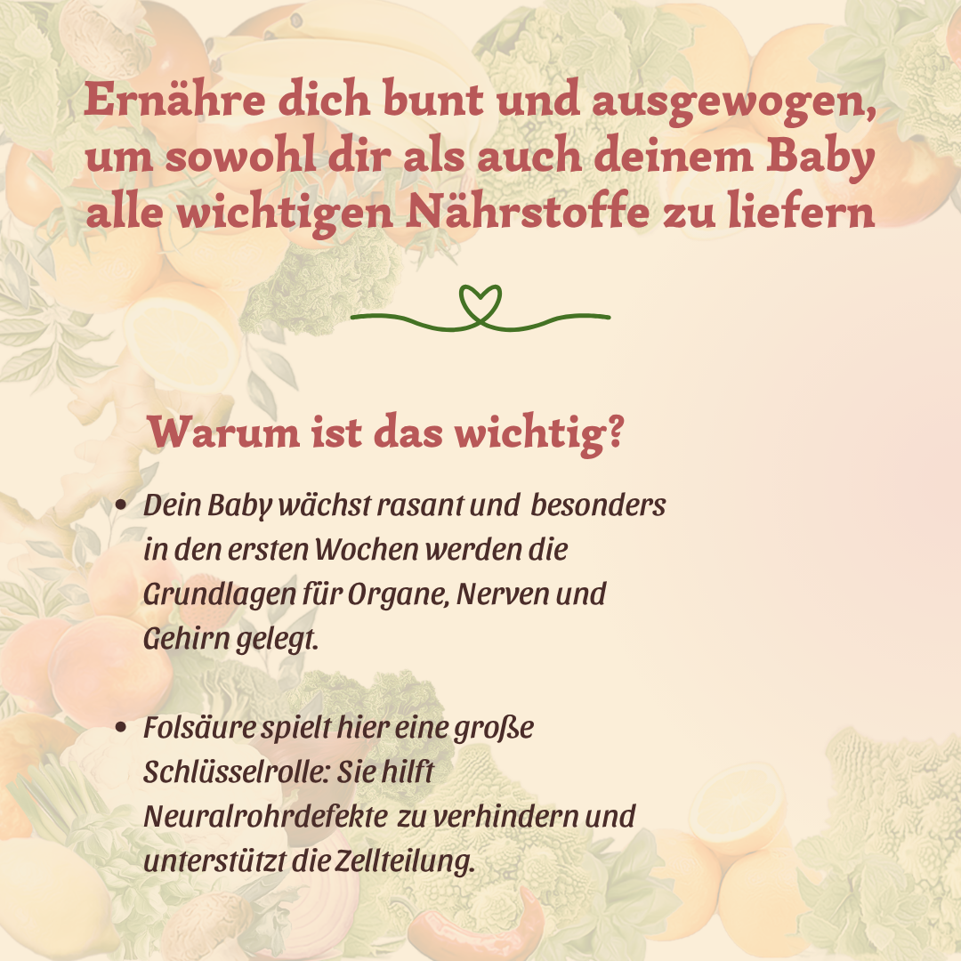 Folsäure, Vitamine & Co.: Die wichtigsten Nährstoffe für dich und dein Baby – Bild 2