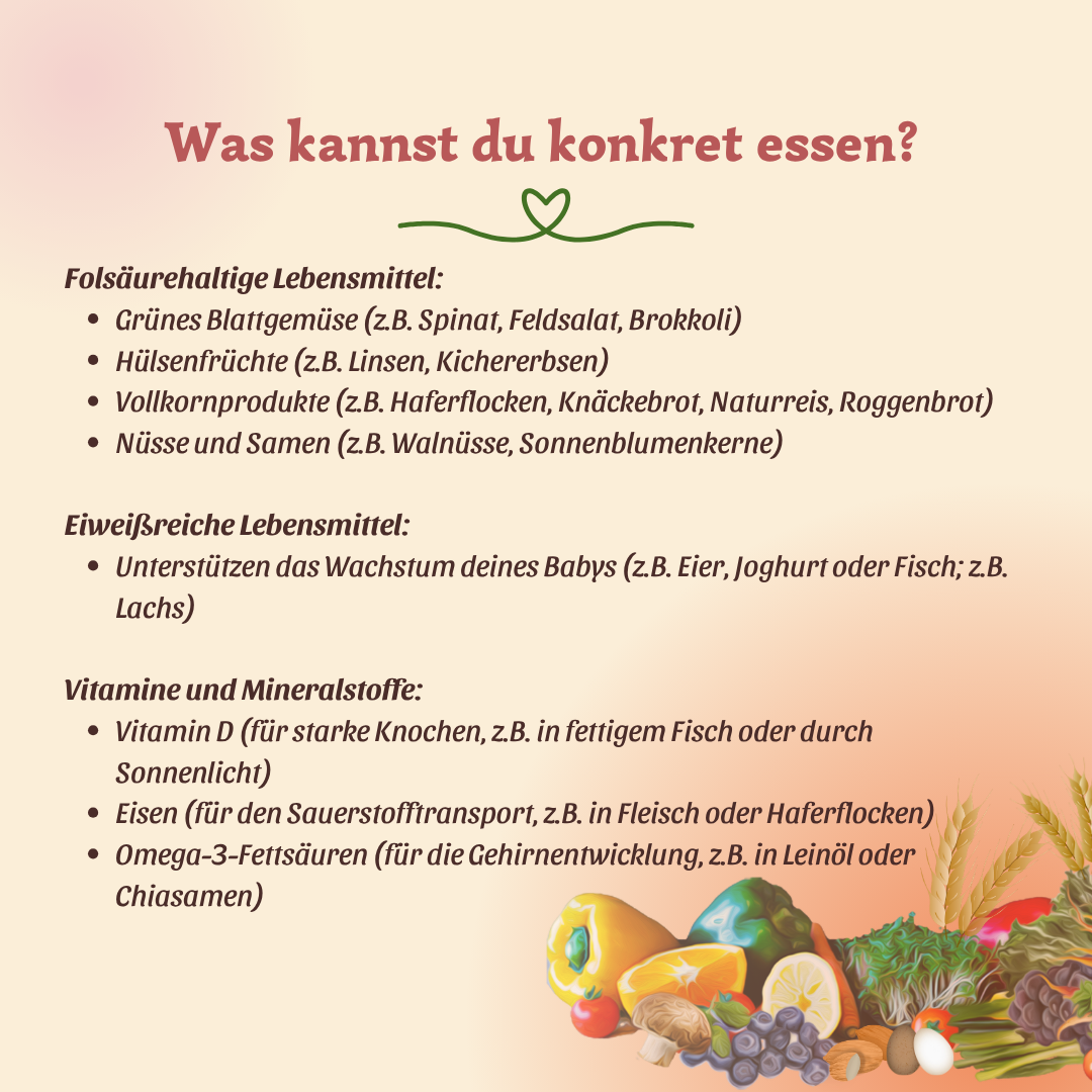 Folsäure, Vitamine & Co.: Die wichtigsten Nährstoffe für dich und dein Baby – Bild 3