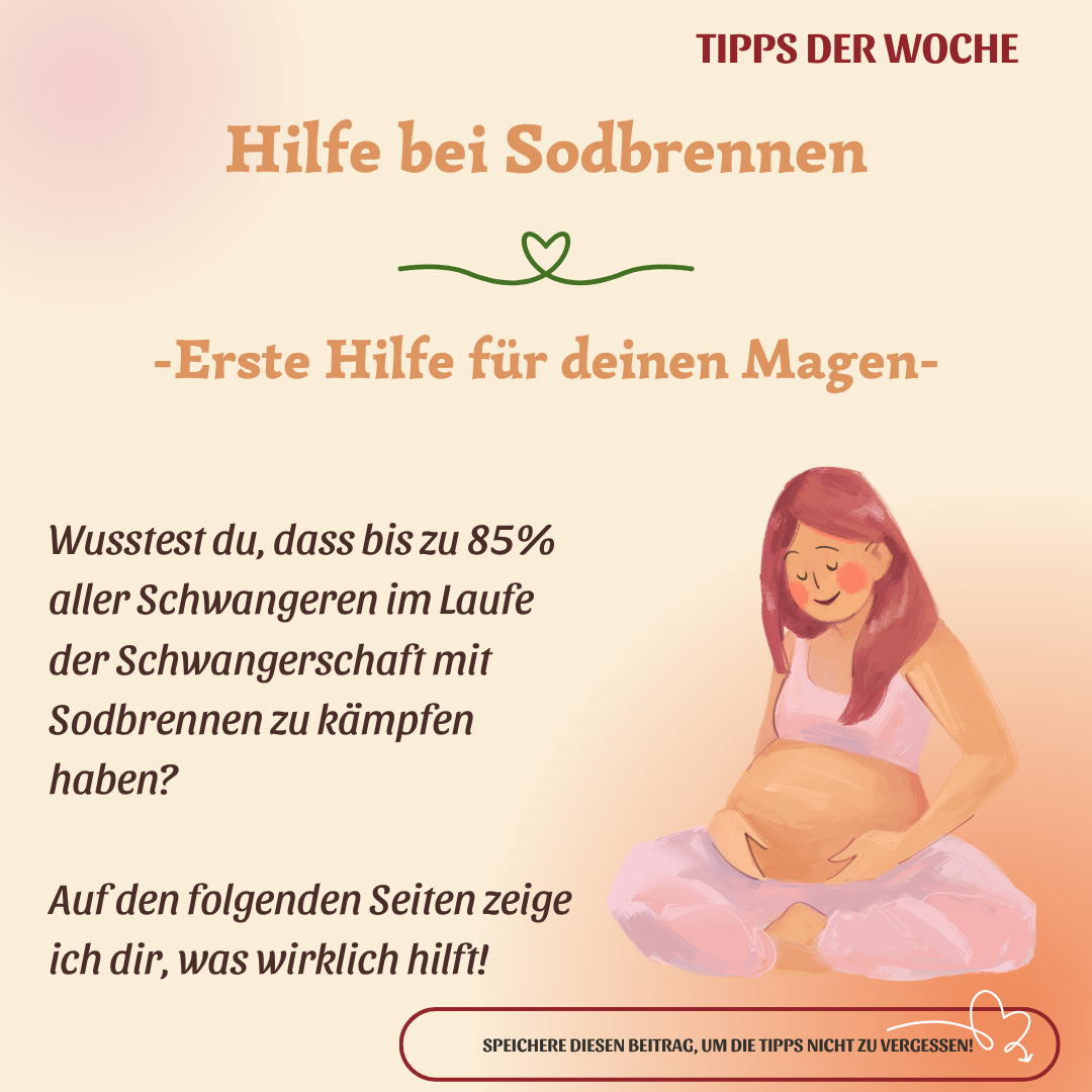 Sodbrennen in der Schwangerschaft: Ursachen & die besten Hausmittel – Bild 1