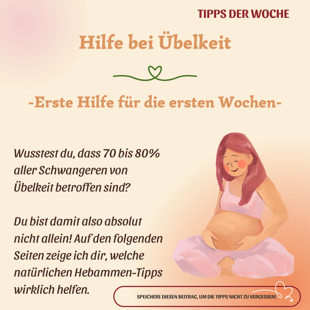 Schwangerschaftsübelkeit: Natürliche Hebammen-Tipps, die wirklich helfen – Bild 1