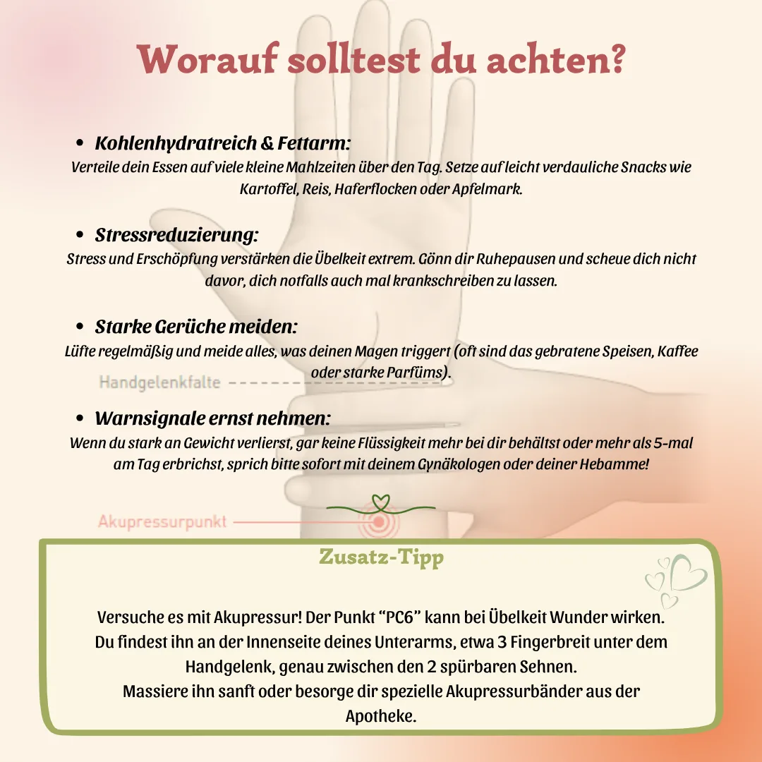 Schwangerschaftsübelkeit: Natürliche Hebammen-Tipps, die wirklich helfen – Bild 4